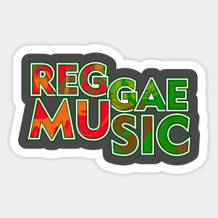 Reggae Music, Jamaica, Good Vibes Sticker